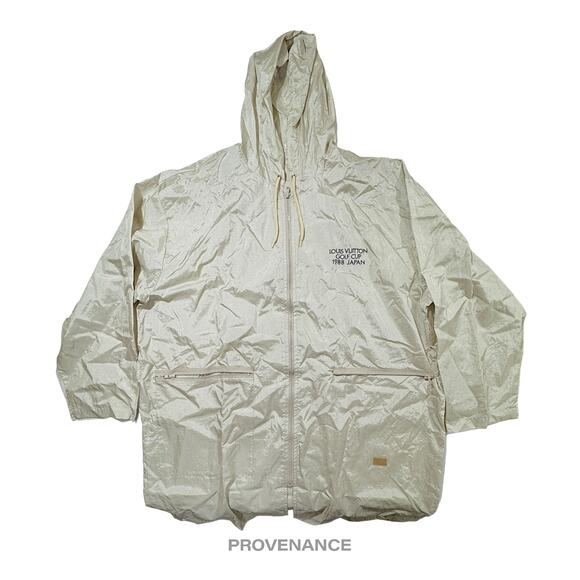 🔴 Louis Vuitton Golf Cup 1988 Japan Rain Jacket - Sand - Picture 1 of 10